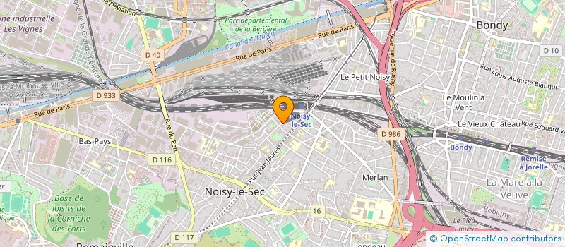 localisation de l'entreprise RAW ROADS à NOISY-LE-SEC