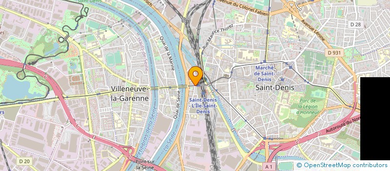 localisation de l'entreprise RAW WAVE CORPORATION  SAINT-DENIS