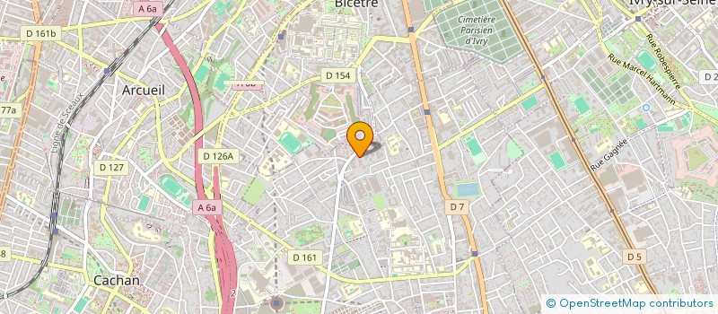 localisation de l'entreprise RAWAN à VILLEJUIF