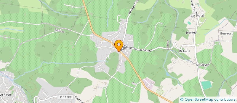 localisation de l'entreprise RAWELL  SADIRAC