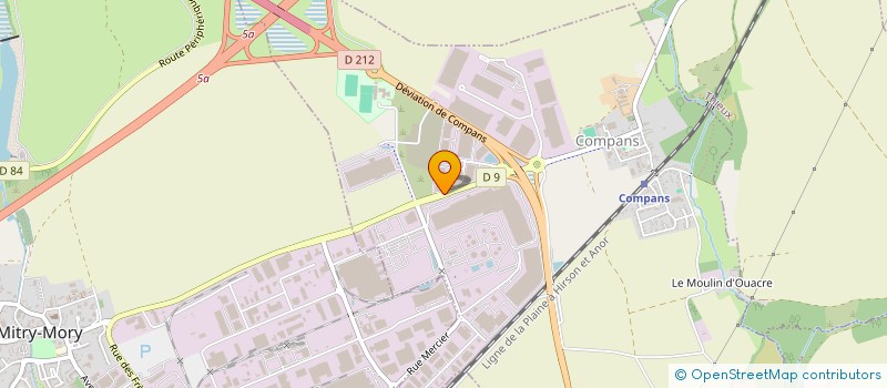 localisation de l'entreprise RAWLPLUG FRANCE à MITRY-MORY