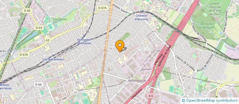 localisation de l'entreprise RAWNIII RECORDS à ANTONY