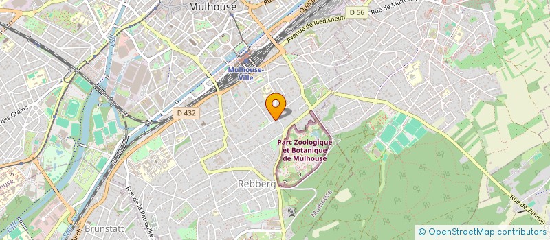 localisation de l'entreprise RAWRUN  MULHOUSE