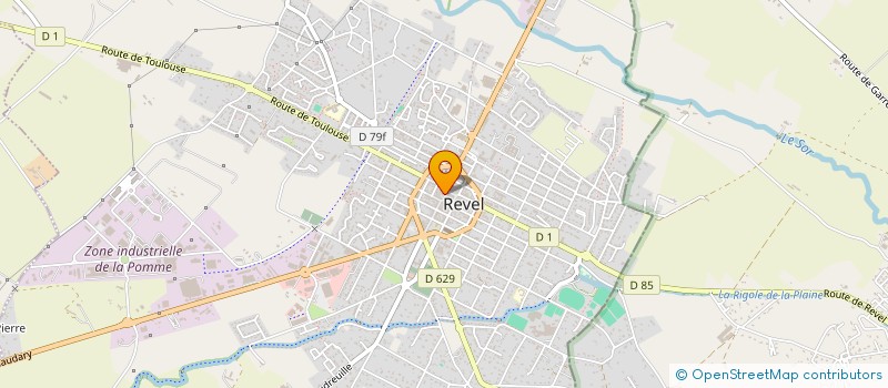 localisation de l'entreprise RAWS à REVEL