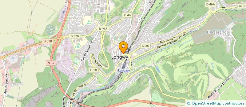 localisation de l'entreprise RAWSON REGENT LONGWY à LONGWY