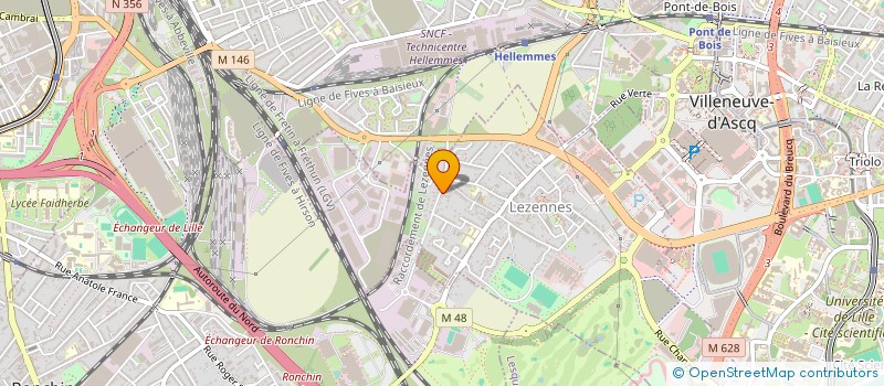 localisation de l'entreprise RAWWW  LILLE