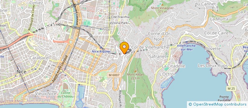 localisation de l'entreprise RAWY à NICE