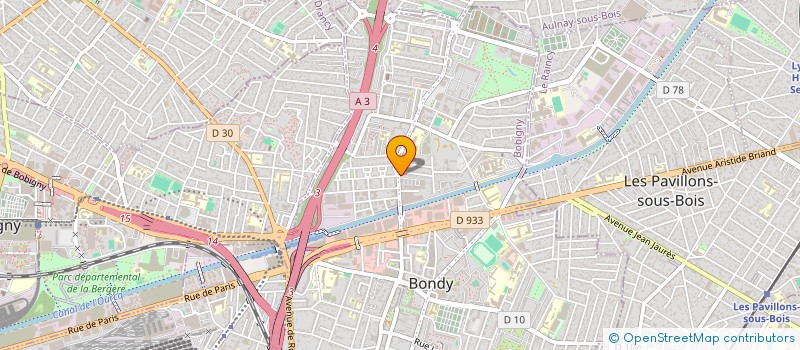 localisation de l'entreprise RAXING à BONDY