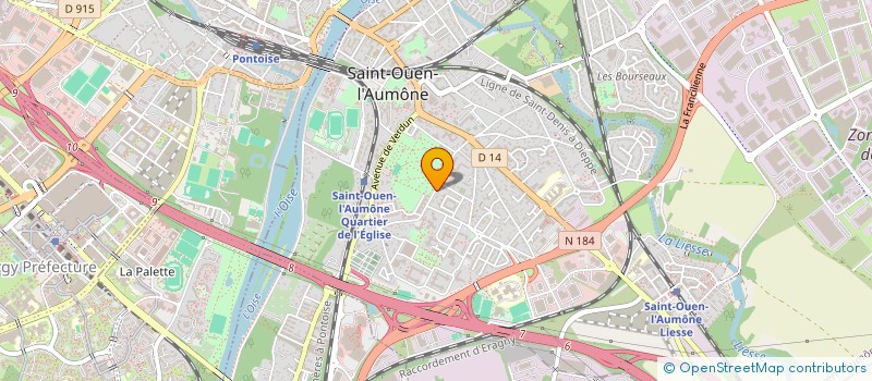 localisation de l'entreprise RAXLIZEE AUTO-ECOLE  ST OUEN L AUMONE