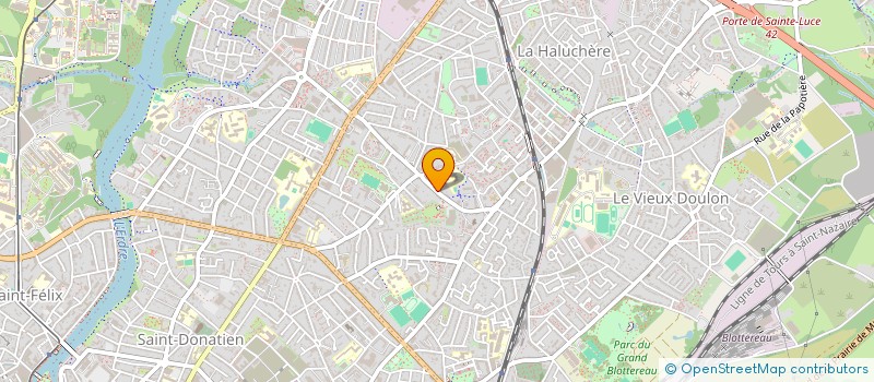 localisation de l'entreprise RAXO INVEST à NANTES