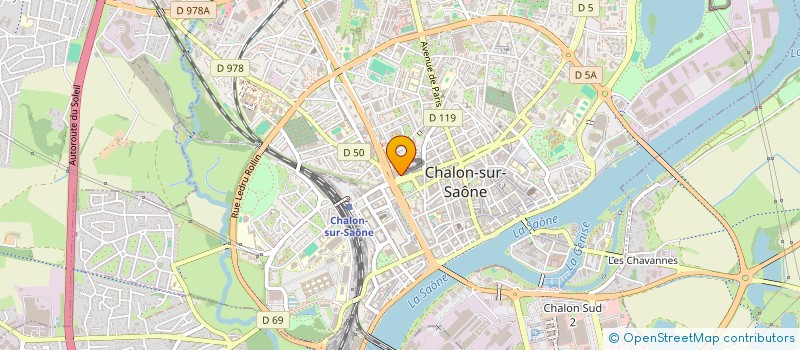 localisation de l'entreprise RAY 27  CHALON-SUR-SAONE