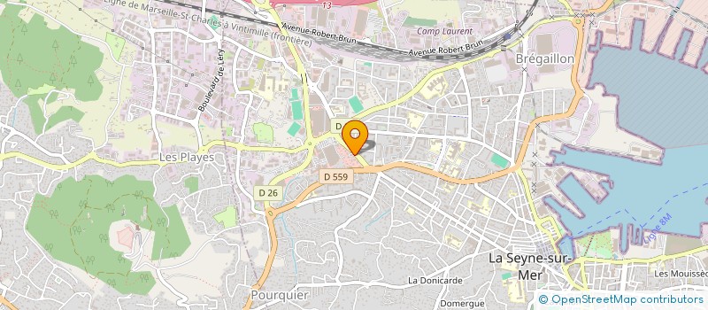 localisation de l'entreprise RAY 3000 à LA SEYNE-SUR-MER