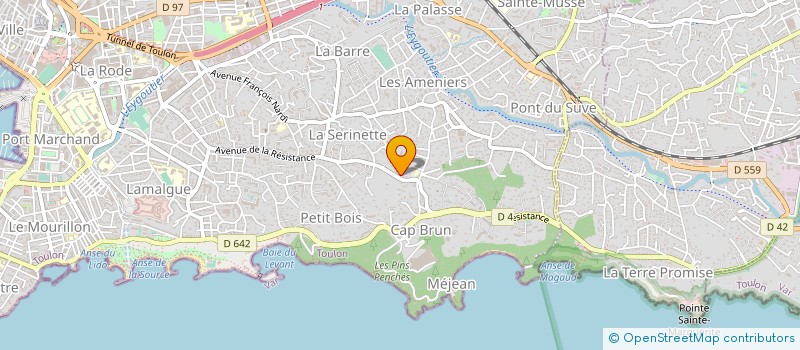 localisation de l'entreprise RAY BOOTS à TOULON