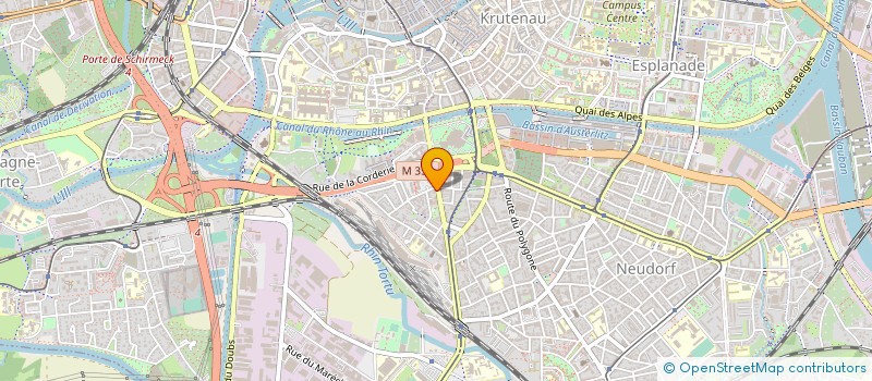 localisation de l'entreprise RAY-CAR DIFFUSION à STRASBOURG