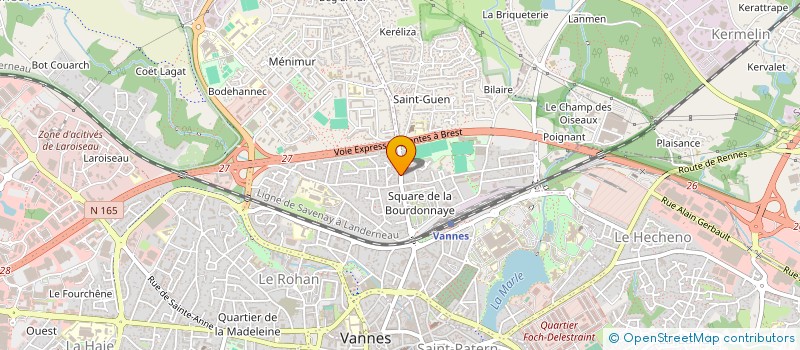 localisation de l'entreprise RAY DIFFUSION EUROPE  VANNES