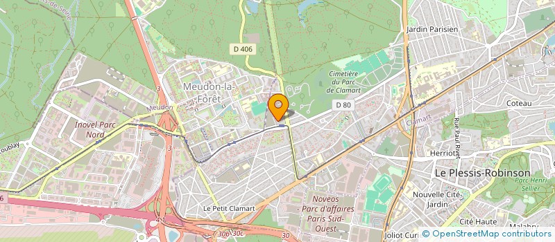 localisation de l'entreprise RAY RENOV à CLAMART