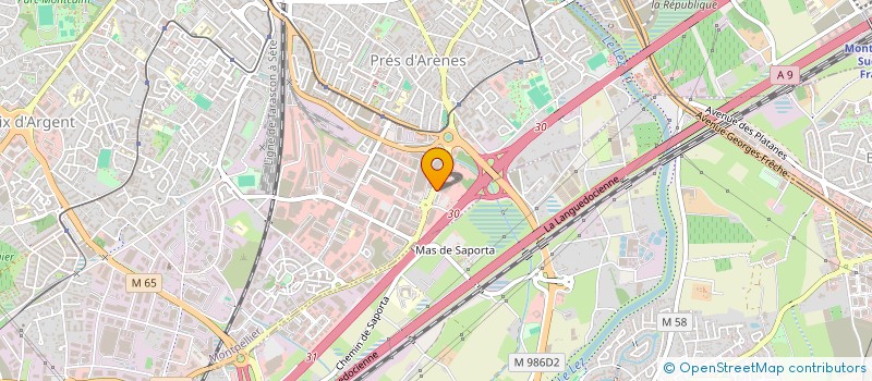 localisation de l'entreprise RAY-ZAK à MONTPELLIER