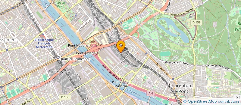 localisation de l'entreprise RAYA 2  CHARENTON-LE-PONT