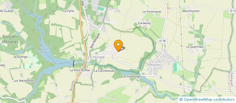 localisation de l'entreprise RAYA  LE HINGLE