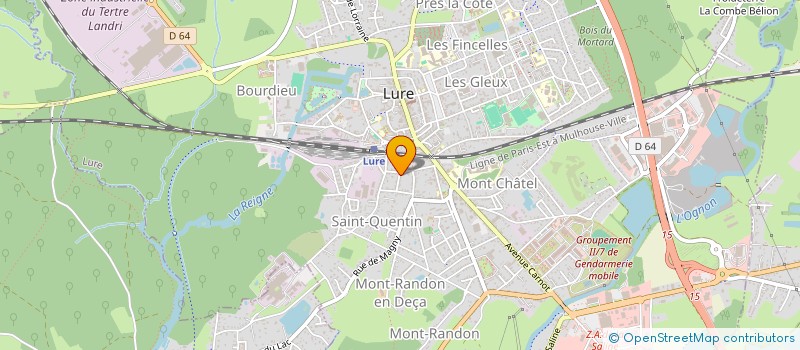 localisation de l'entreprise RAYA CONSULTING  LURE