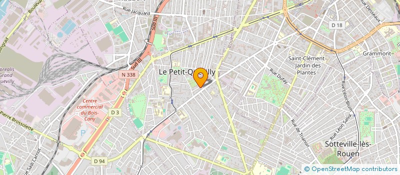 localisation de l'entreprise RAYA INVEST à LE PETIT-QUEVILLY