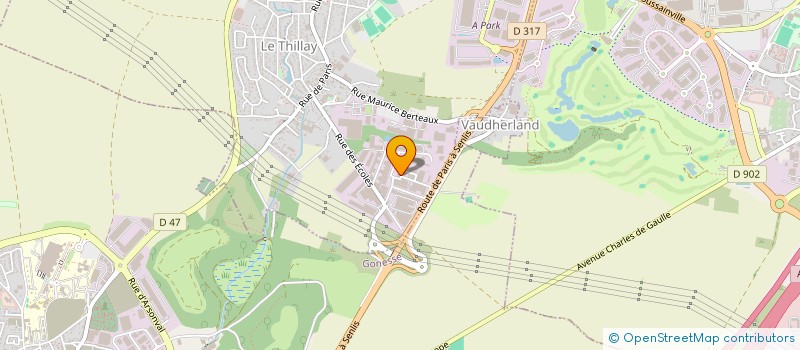 localisation de l'entreprise RAYAH  LE THILLAY