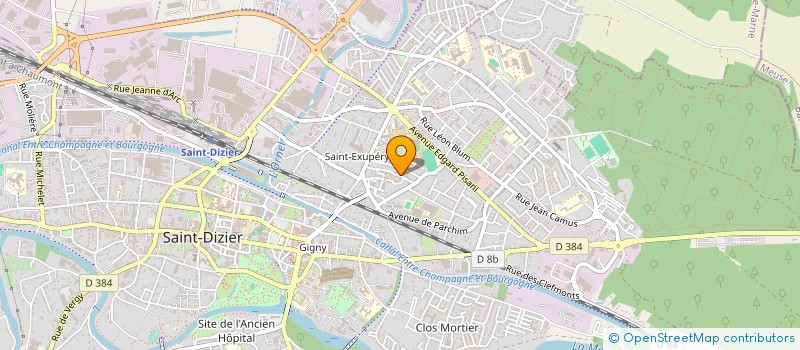 localisation de l'entreprise RAYAN 52  SAINT-DIZIER