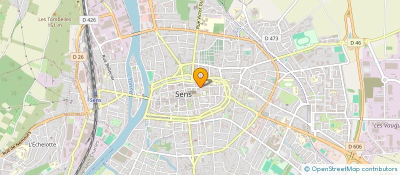 localisation de l'entreprise RAYAN à SENS