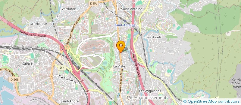 localisation de l'entreprise RAYAN à MARSEILLE 15EME