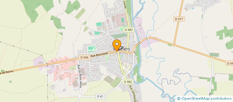 localisation de l'entreprise RAYAN à VOUZIERS