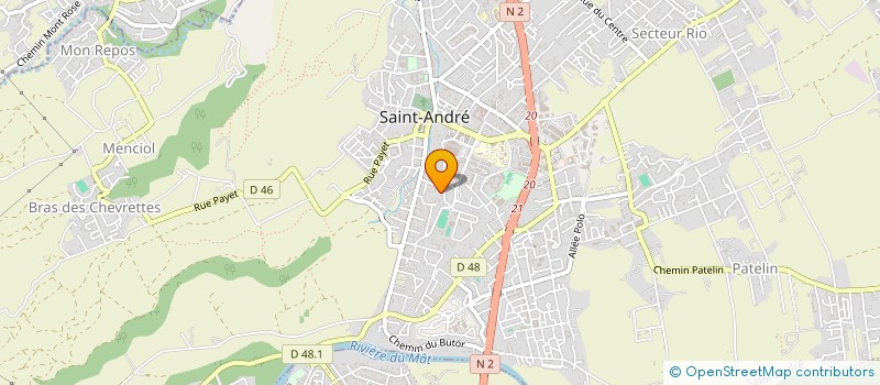 localisation de l'entreprise RAYAN à SAINT-ANDRE