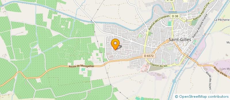 localisation de l'entreprise RAYAN à SAINT-GILLES