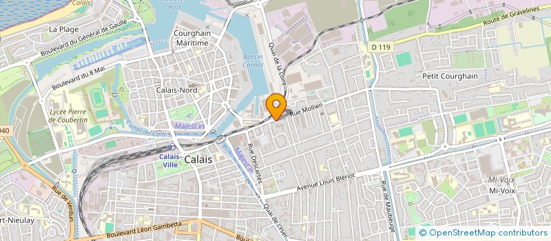 localisation de l'entreprise RAYAN  CALAIS