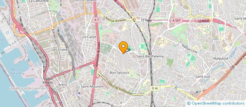 localisation de l'entreprise RAYAN  MARSEILLE