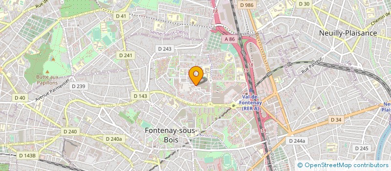 localisation de l'entreprise RAYAN BAT à FONTENAY-SOUS-BOIS