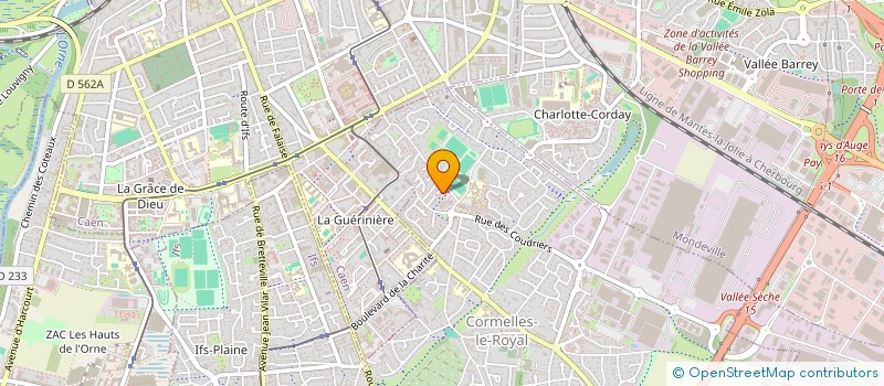 localisation de l'entreprise RAYAN & CIE TRANSPORT  CORMELLES-LE-ROYAL