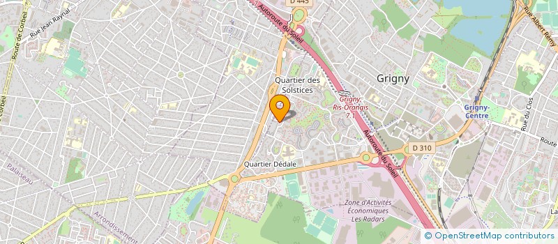 localisation de l'entreprise RAYAN COIFFURE  GRIGNY