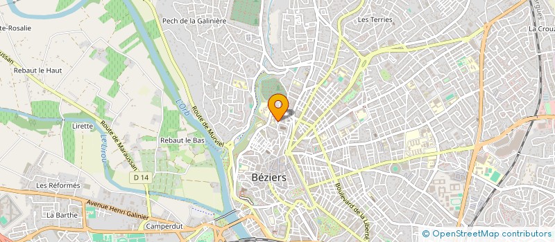 localisation de l'entreprise RAYAN CONSTRUCTION  BEZIERS
