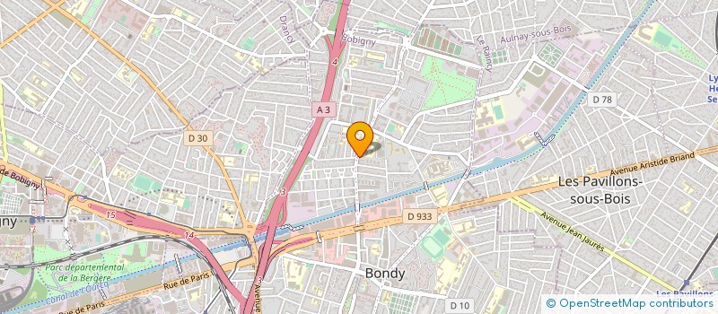 localisation de l'entreprise RAYAN DECO  BONDY