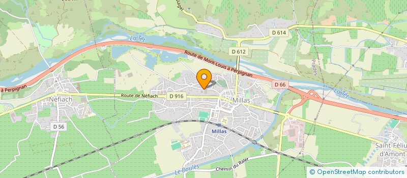 localisation de l'entreprise RAYAN ET LINA  MILLAS