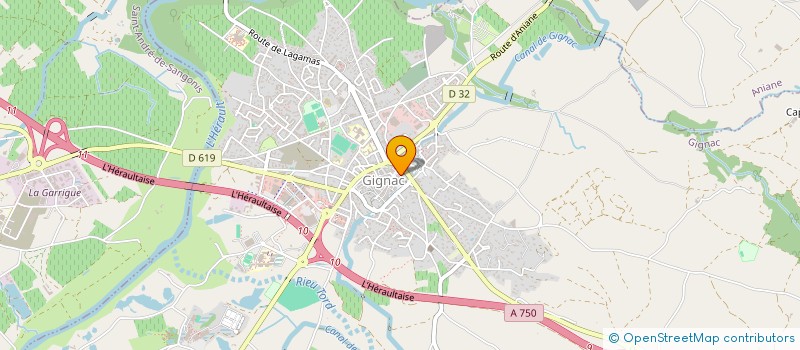 localisation de l'entreprise RAYAN PLOMBERIE 34  GIGNAC