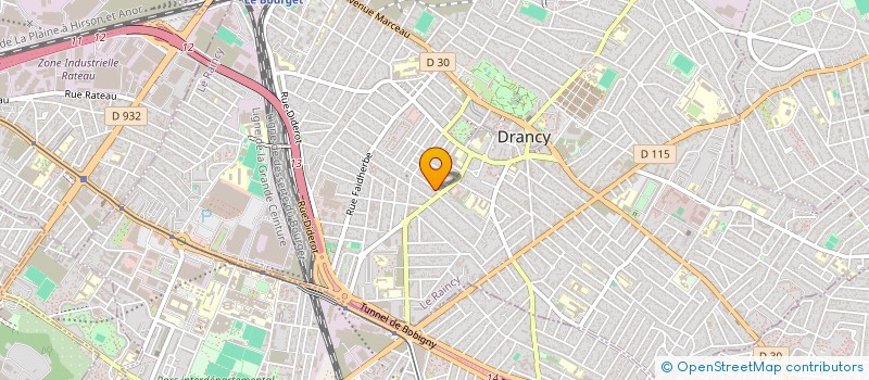 localisation de l'entreprise RAYAN TRANSPORT à DRANCY