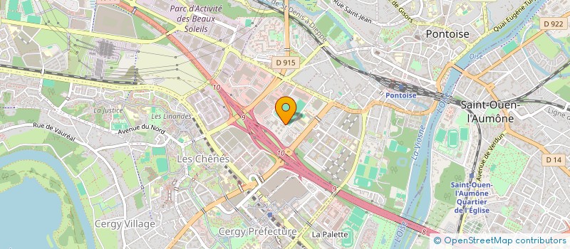 localisation de l'entreprise RAYAN TRANSPORT PRIVE  CERGY