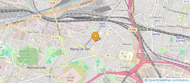 localisation de l'entreprise RAYANE EXPRESS à NOISY-LE-SEC