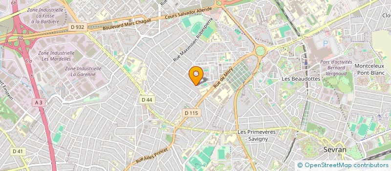 localisation de l'entreprise RAYANE FRUITS  AULNAY-SOUS-BOIS