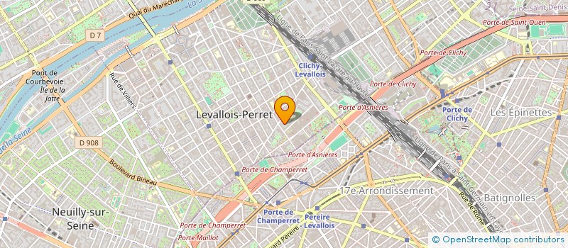 localisation de l'entreprise RAYANIS à LEVALLOIS-PERRET