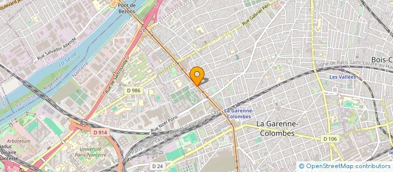localisation de l'entreprise RAYANNE PIZZA à COLOMBES