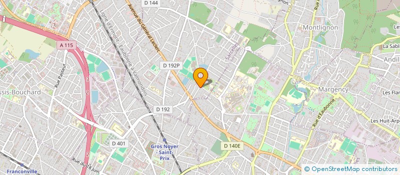 localisation de l'entreprise RAYBLO à SAINT-PRIX