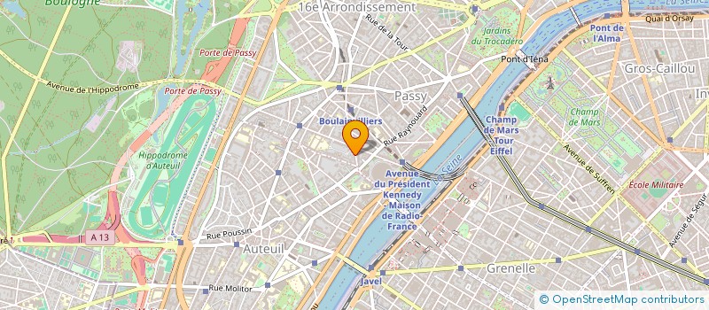 localisation de l'entreprise RAYCH-VECTEUR  PARIS