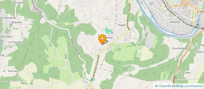 localisation de l'entreprise RAYCO  COULOUNIEIX-CHAMIERS